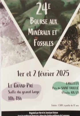  24e bourse aux minéraux, bijoux et fossiles