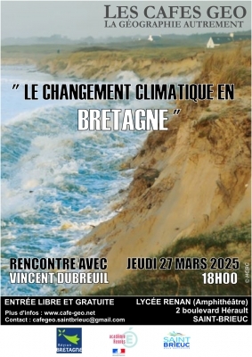 Café Géographique : Le changement climatique en Bretagne