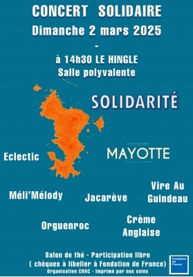 Concert solidaire Mayotte