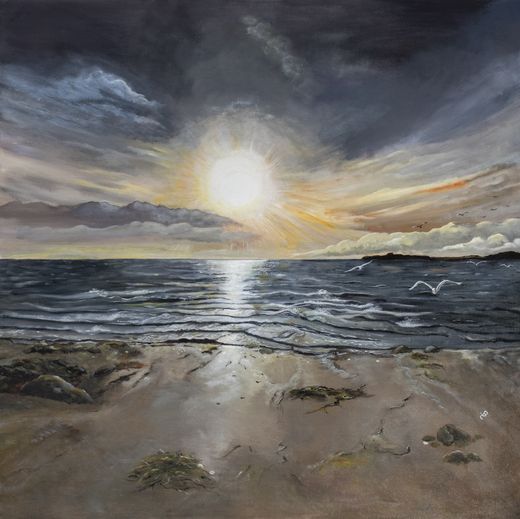Jacqueline Clermont • Du vent, du sable et des mouettes bretonnes
