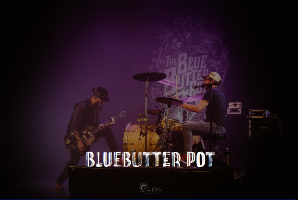 The Blue Butter Pot