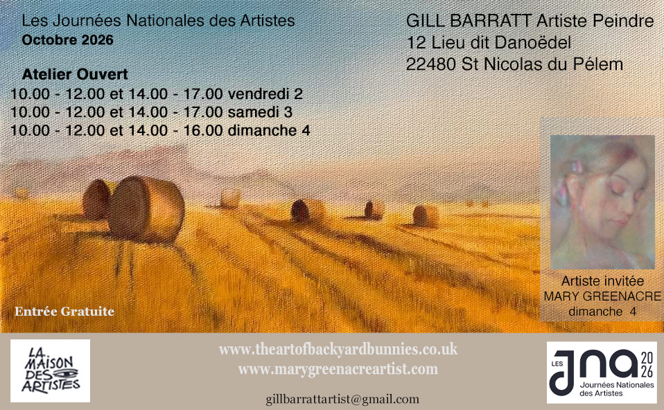 GIll Barratt and Mary Greenacre • Journées Nationales des Artistes – Atelier Ouvert