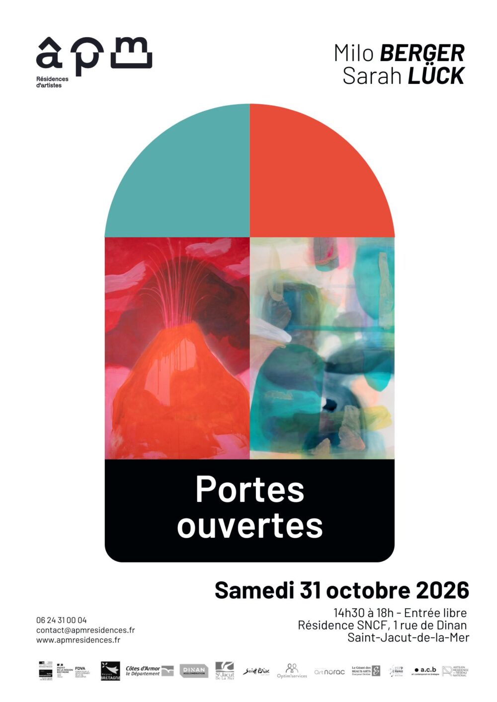 Milo Berger et Sarah Lück Portes ouvertes des APM-Résidences d&rsquo;artistes