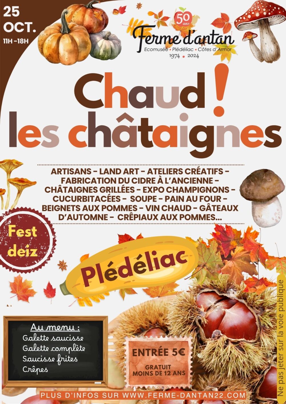 Chaud! les châtaignes