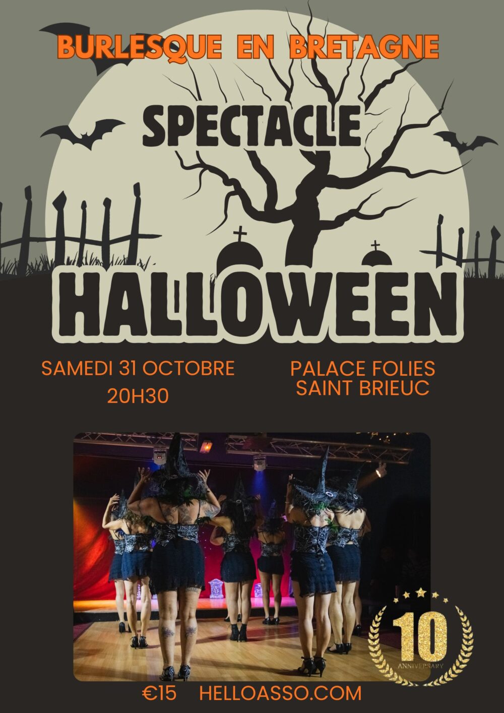 Burlesque en Bretagne & Les Belles Breizh • Spectacle Burlesque d&rsquo;Halloween