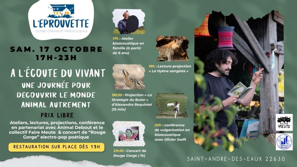 Divers Artistes et Collectifs • À l&rsquo;écoute du vivant – Une journée pour découvrir le monde animal autrement