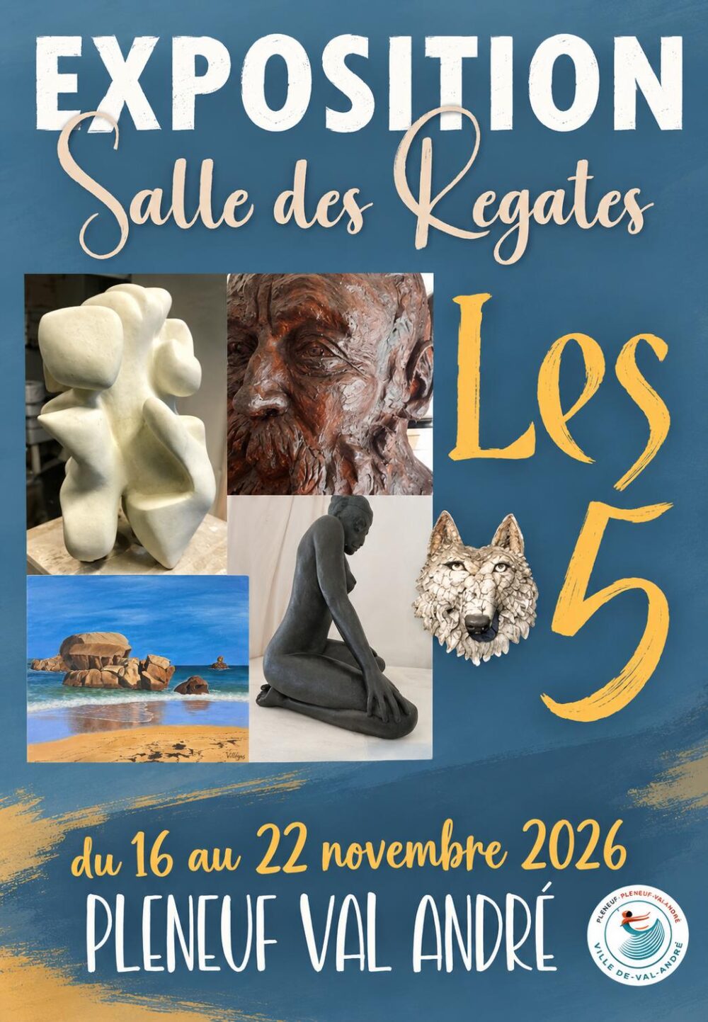 Françoise RIVOALLAND, Jocelyne POILVET, Christine LE MOT, Gilles CONNEN & Georges LE TEXIER • Les 5