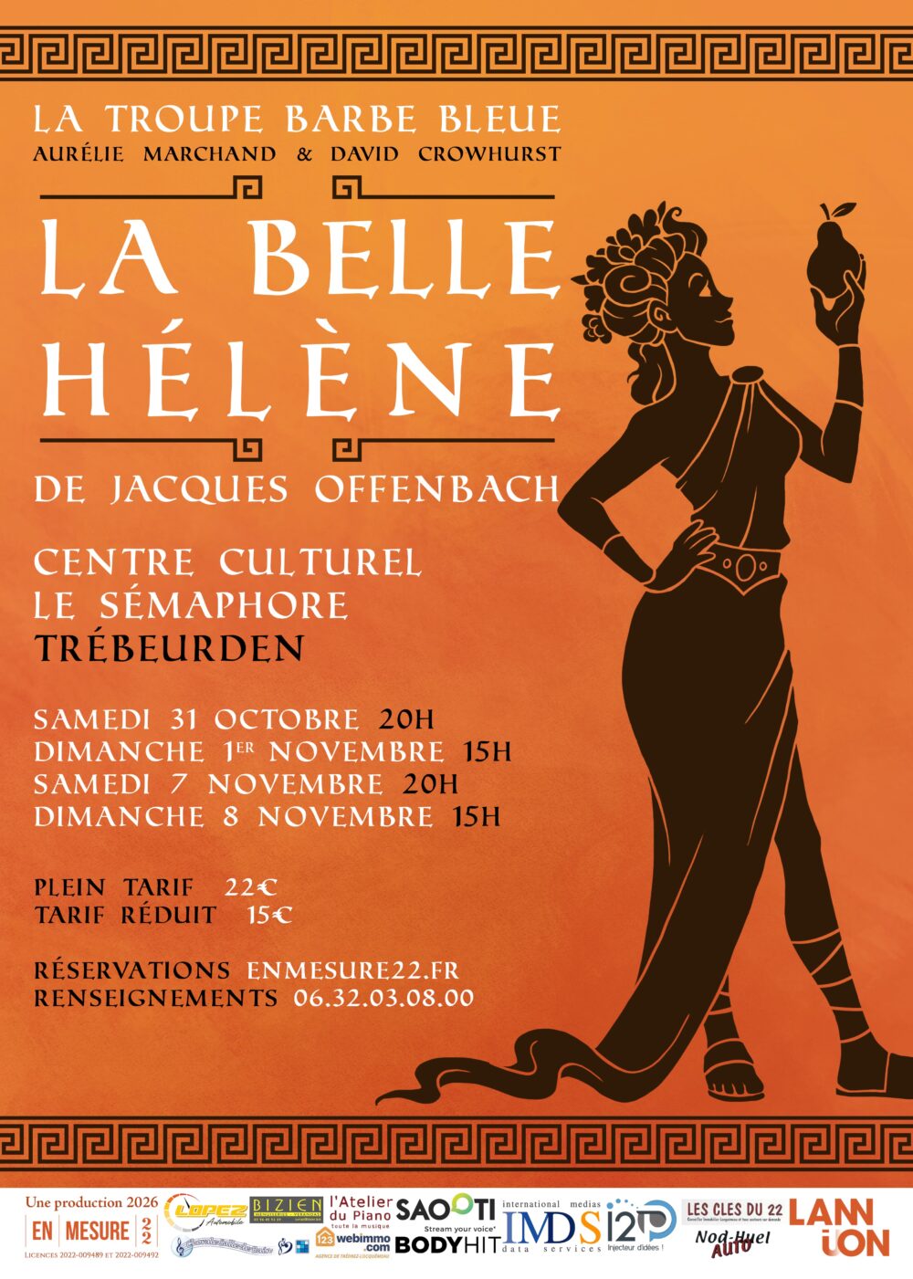 Troupe Barbe Bleue • Opéra La Belle Hélène de Jacques Offenbach