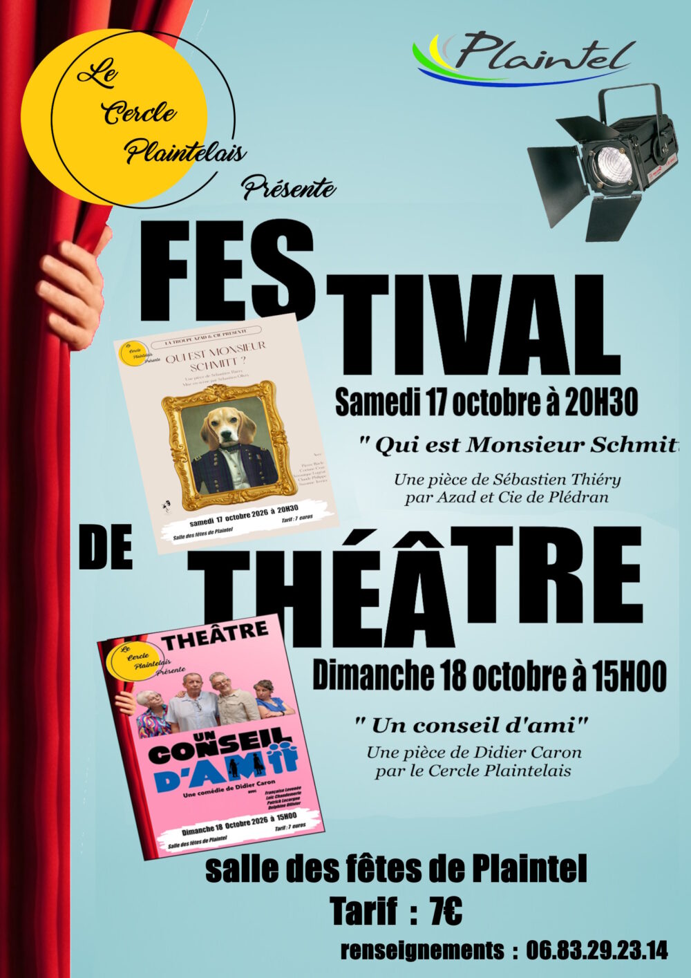 Le Cercle Plaintelais et la troupe AZAD et Cie • FESTIVAL DE THEÂTRE